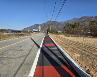 [논산]지방도 691호 상월지구 갓길정비공사(미끄럼방지포장재)